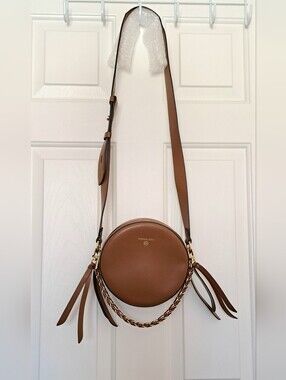 Michael Kors Delancey Medium Leather Canteen Crossbody Bag
